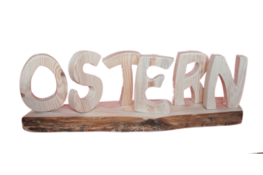 Schriftzug "Ostern" - Holzdeko